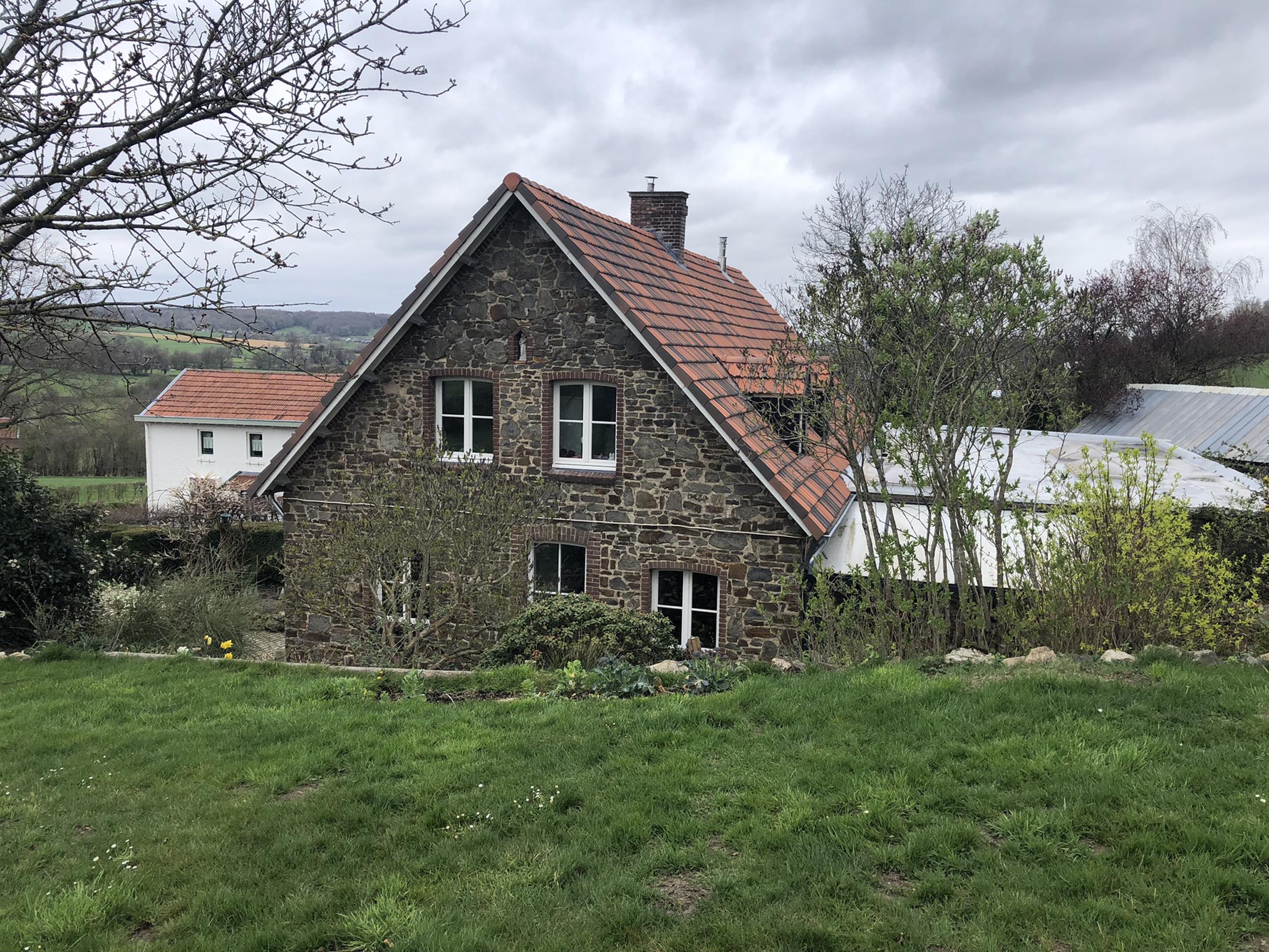 Landhuis Vijlen aanbouw